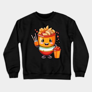 kawaii  junk food T-Shirt cute  funny Crewneck Sweatshirt